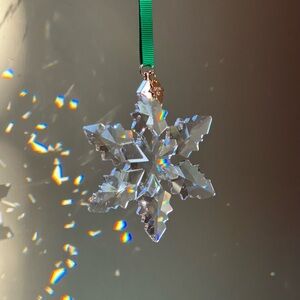 Swarovski crystal snowflake annual ornament 2024